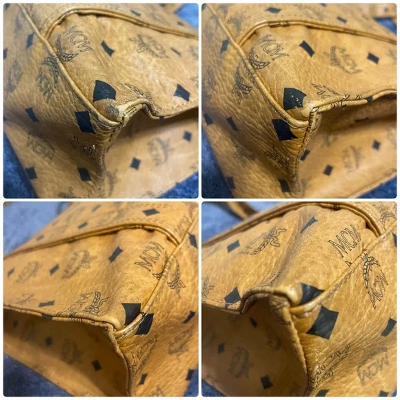 MCM Tan Leather Shoulder Bag - Picture 8 of 15